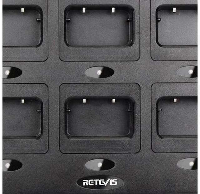 Alt view image 5 of 7 - Retevis RT21 Six-Way Multi Unit Rapid Gang Charger Compatible with Retevis RT21 RT21V RT28 H-777S (not for H-777) RT53 Walkie Talkie and Batteries (1 Pack)