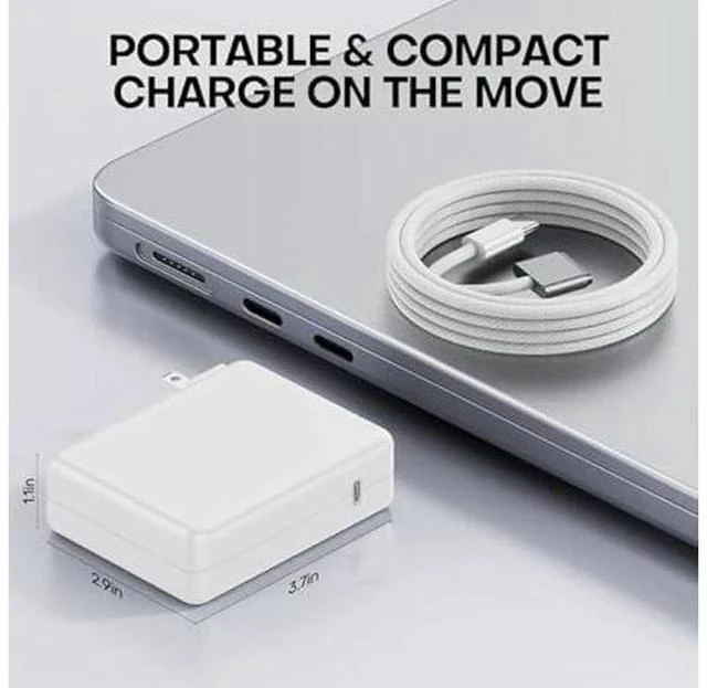 Alt view image 6 of 7 - 140W MacBook Pro Charger Magnetic 3 for MacBook Pro 16 14 inch Mac Air 15 13 inch 2025 2024 2023 2022 2021 M1-M4 Charger USB C Fast Laptop Charger Power Adapter 6.6FT Type C to Magnetic 3 Cable LED