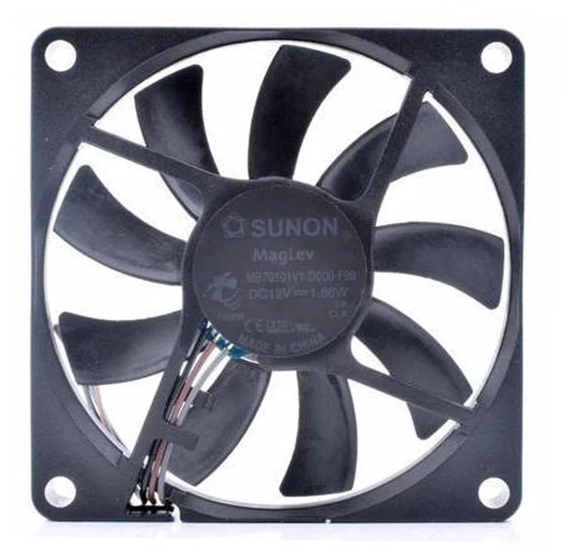 Alt view image 7 of 7 - MB70101V1-D000-F99 7cm 7010 12V 1.66W ultra-thin projector cooling fan