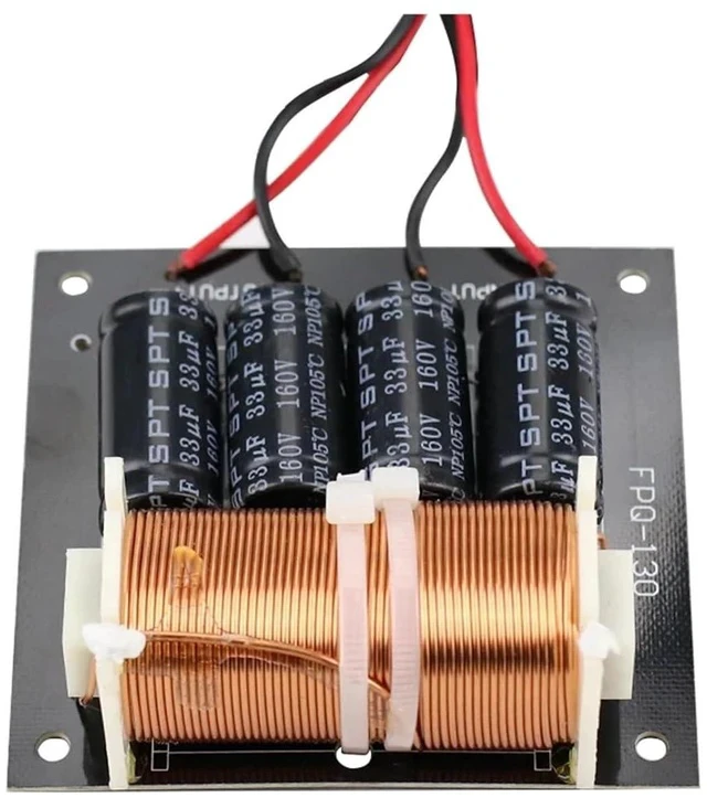 Alt view image 2 of 2 - Subwoofer Crossover with Cable 125Hz 800W Woofer Subwoofer Frequency Divider for 5-18 inch Woofer Speaker