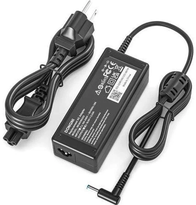 Main image of 65W 19.5V 3.33A AC Adapter Charger Compatible with HP Pavilion x360 11 13 15 17 Envy X360 13 15 Zbook 14u G4 G5 15 G3 15-f111dx 15-f211wm 15-f233wm 15-f278nr 15-r052nr Laptop Power Cord Blue Tip