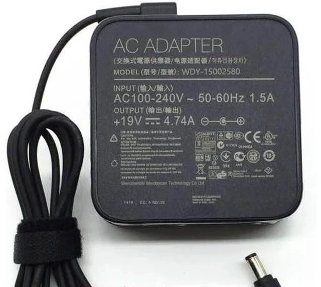 Alt view image 7 of 7 - Original 19V 4.74A 90W EXA1202YH AC Adapter Power Supply Compatible for K53 K53B K53BY K53E Notebook with US Cable