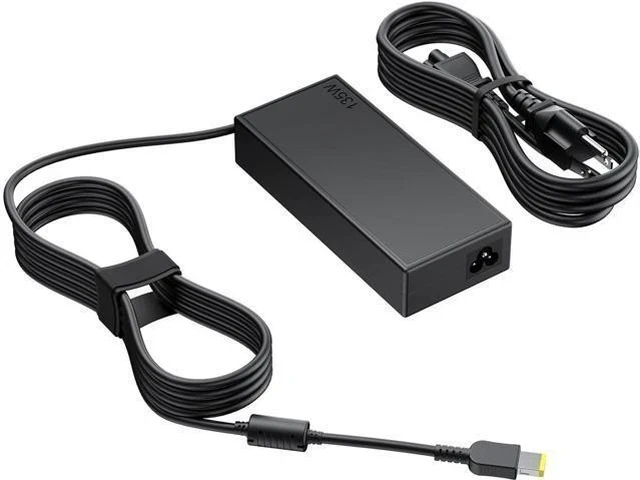 Alt view image 6 of 7 - 135W Charger for Thinkpad X1 Extreme Gen 1 2 3 4 5 4X20E50558 888015027 ADL135NDC3A Laptop Adapter Slim Tip