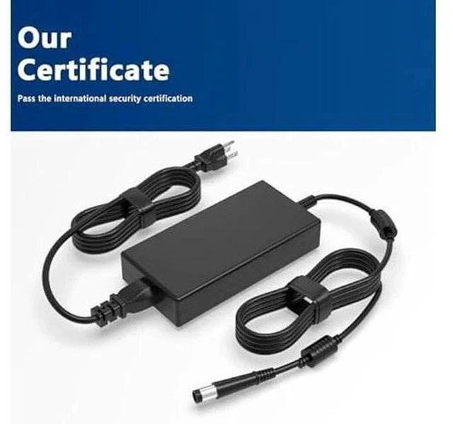 Alt view image 2 of 7 - 180W AC Adapter Compatible with Dell Precision 7680 7670 7770 7780 7510 7520 7530 7540 7550 G5 G7 15 17 LA180PM180 DA180PM111,Compatible with Dell Laptop Charger Power Supply Cord