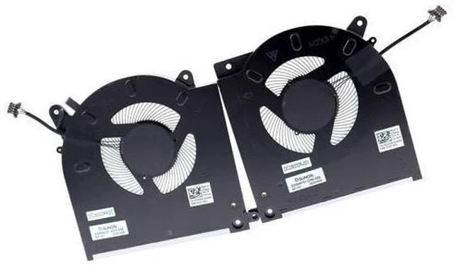 Alt view image 6 of 6 - Deal4GO CPU Cooling Fan 0D1X38 D1X38 EG50061S1-C080-S9A w/GPU Cooler Fan 0TG9V0 TG9V0 EG50061S1-C070-S9A Set Replacement for Dell Alienware M15 R3 ALWM15R3