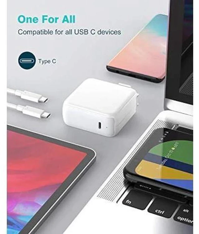 Alt view image 5 of 7 - Charger for MacBook Air MacBook Pro 13 14 15 16 inch 2025 2024 2023 2022 2021 2020, M1 M2 M3 M4 Laptop 70W USB C Power Adapter, iPad, LED, 6.6FT USB-C Cable, Charging as Fast as Original Quality
