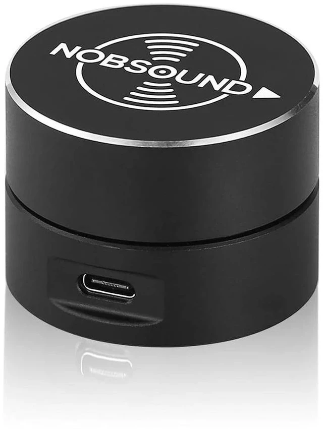 Main image of USB Volume Control Knob with Mute Function, Compatible with Windows, Mac, Android, iOS, Mini Desktop Audio Controller with Breathing Light (DV-01)