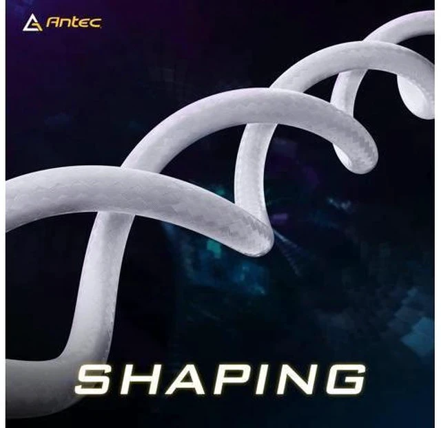 Alt view image 5 of 7 - Antec Power Supply Sleeved Cable, PSU Extension Cable Kit / 1x24pin ATX / 2x8pin (4+4) EPS / 3x8pin (6+2) PCI-E, 30cm Length with Combs, Dual EPS White (White Connector)