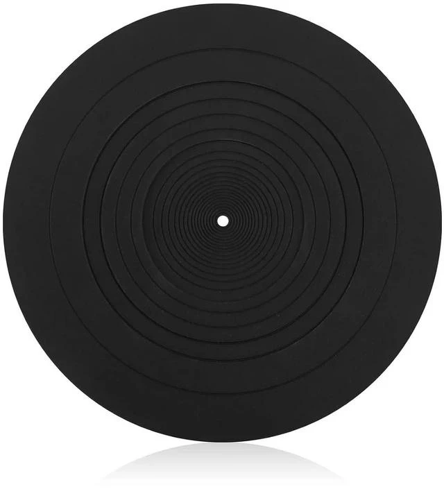 Main image of Turntable Slip Mat Anti Static Silicone/Cork Slipmat for Vinyl Record Player (Silicone Rubber)