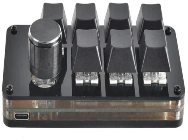Main image of for P rammable Gaming Keyboard with 7 Keys and 1 Knobs Mechanical Keypad