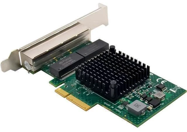 Alt view image 4 of 7 - Quad-Port PCIe Gigabit Ethernet Server Adapter with NetXtreme? BCM5719 Chipset PCI Express 1000M Network LAN Card for Windows Server Linux Ubuntu VMware (BCM5719-4P)
