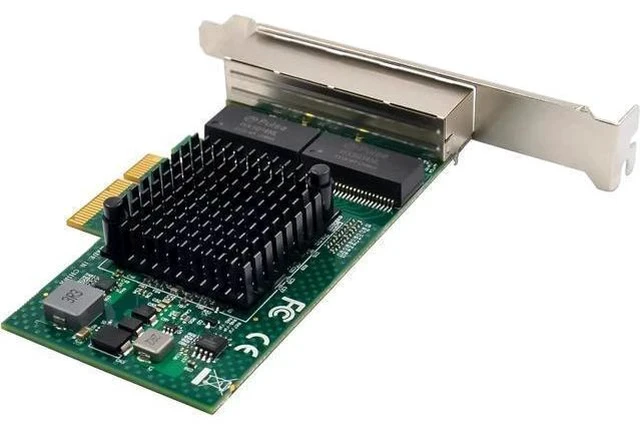 Alt view image 5 of 7 - Quad-Port PCIe Gigabit Ethernet Server Adapter with NetXtreme? BCM5719 Chipset PCI Express 1000M Network LAN Card for Windows Server Linux Ubuntu VMware (BCM5719-4P)
