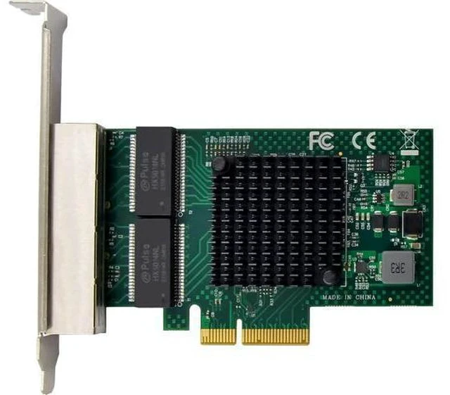 Alt view image 6 of 7 - Quad-Port PCIe Gigabit Ethernet Server Adapter with NetXtreme? BCM5719 Chipset PCI Express 1000M Network LAN Card for Windows Server Linux Ubuntu VMware (BCM5719-4P)