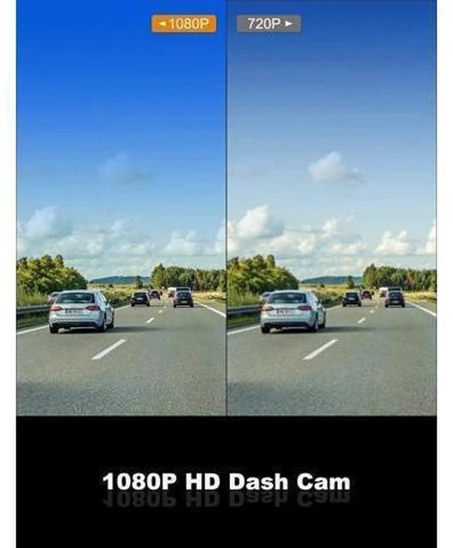 Alt view image 3 of 7 - Dash Cam 1080P DVR Dashboard Camera Car Driving Recorder 3 Inch Driving Camera LCD Screen, 170°Wide Angle, WDR, G-Sensor, Loop Recording, Parking Monitor, Motion Detection