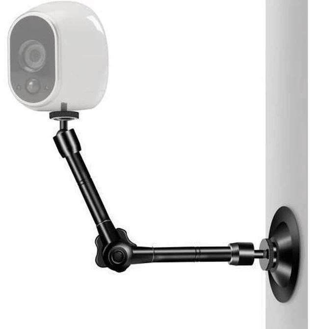 Alt view image 4 of 7 - 2 Pack Articulating Magic Arm Wall Mount Holder Stand Compatible with CCTV POV Camcorders Cameras, LED Light, Video Lamp,DSLR,Flash,Digital Camera,Security Cameras