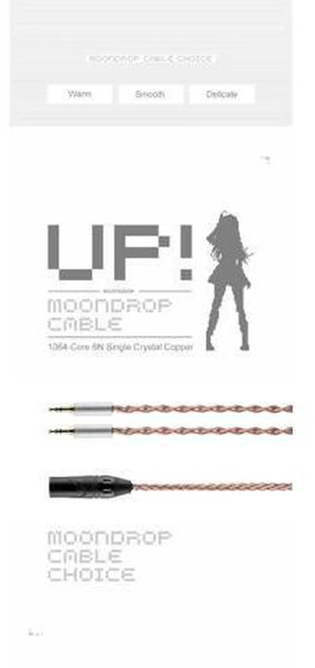 Alt view image 2 of 7 - UP Earphone Upgrade Cable 4Pin XLR to 4.4mm/4Pin XLR to 6.35mm Adapter Dual 3.5mm to 4.4mm XLR Headphone Cable (Headphone Cable+Adapter (4Pin XLR to 6.35mm,30cm))