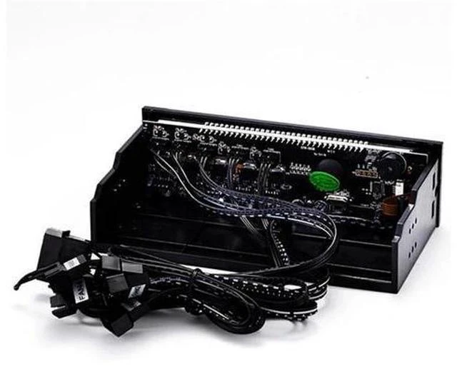 Main image of 2019 New Hot CPU Cooler Drive Bay PC Speed Controller LCD Front Panel for Desktop CPU Fan Cooler Desktop Fan Controller