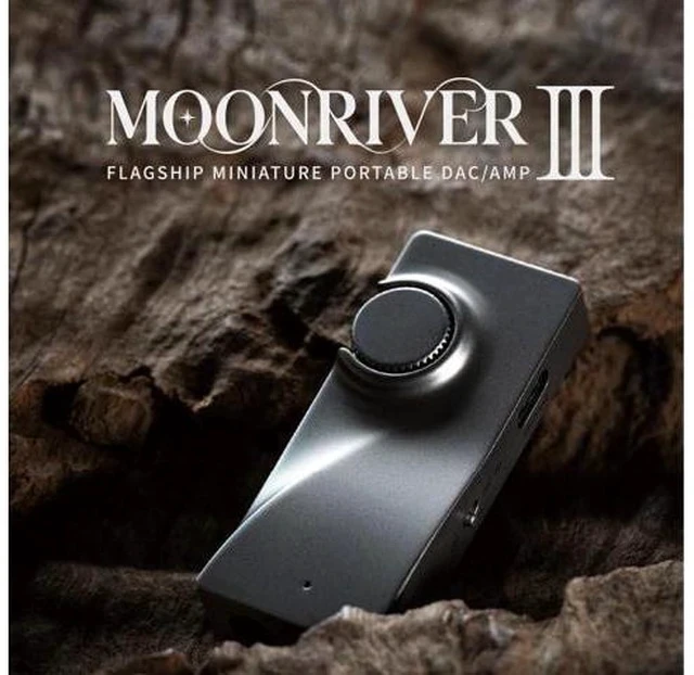 Alt view image 2 of 7 - MOONRIVER 3 Headphone Amplifier 32Bit/384kHz PCM Decoding with Detachable Type-C Cable 3.5mm+4.4mm Output Connectors