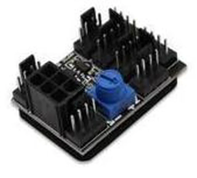 Alt view image 3 of 4 - High Power Fan PWM hub Speed Controller Chassis Fan PWM Hub Speed Controller