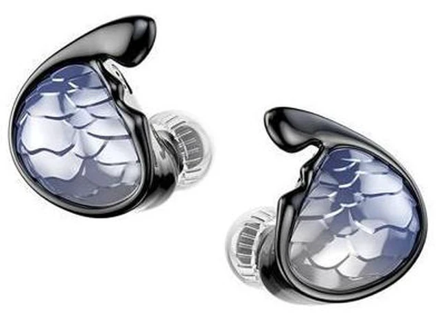 Alt view image 2 of 7 - Mermaid Professional-Leve Acoustic Tuning in-Ear Headphone 10mm Glass Diaphragm Dual Magnetic Dynamic Driver Earphone (Purple(4.4 mm Cable))