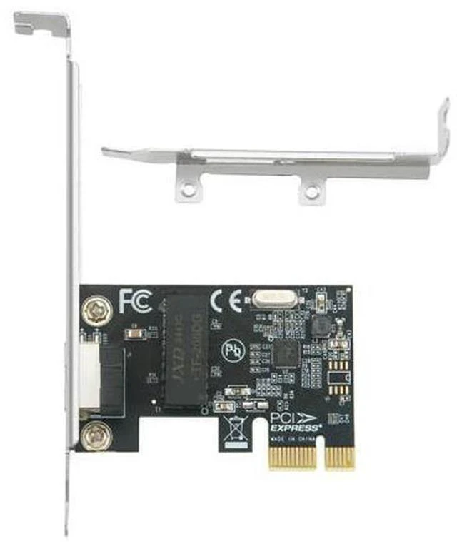 Alt view image 2 of 4 - Single Port Gigabit Ethernet PCI Express Wired Network Card 1000Mbps 1 RJ45 Port Lan Adapter NIC Realtek 8111 Chipset