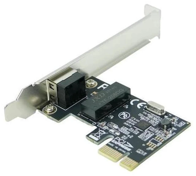 Alt view image 4 of 4 - Single Port Gigabit Ethernet PCI Express Wired Network Card 1000Mbps 1 RJ45 Port Lan Adapter NIC Realtek 8111 Chipset