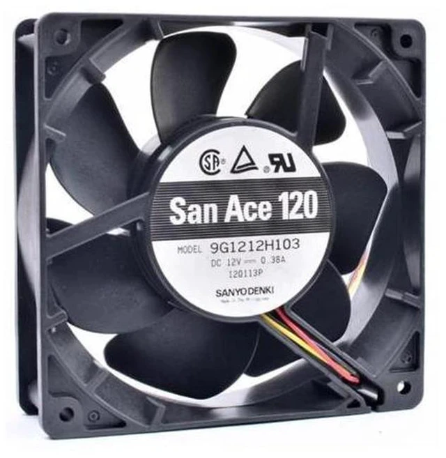 Main image of 9G1212H103 12cm 120x120x38mm 12V 0.38A 12038 large air volume cabinet cooling fan