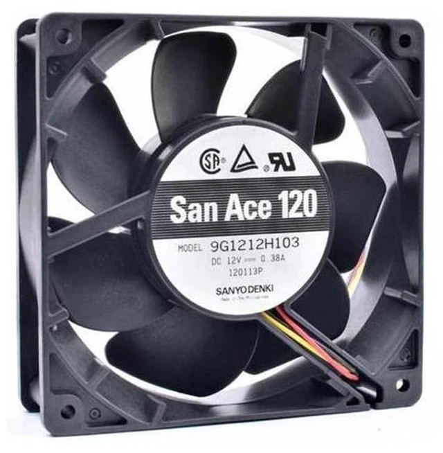 Main image of 9G1212H103 12cm 120x120x38mm 12V 0.38A 12038 large air volume cabinet cooling fan