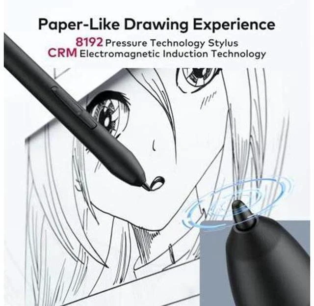 Alt view image 3 of 5 - UGEE M708 V3 Graphics Drawing Tablet,10X6 Inches Digital Drawing Tablet with 8 Hot Keys 8192 Levels Pen Compatible with Chromebook, Linux, Windows 7/8/10/11, macOS 10.10