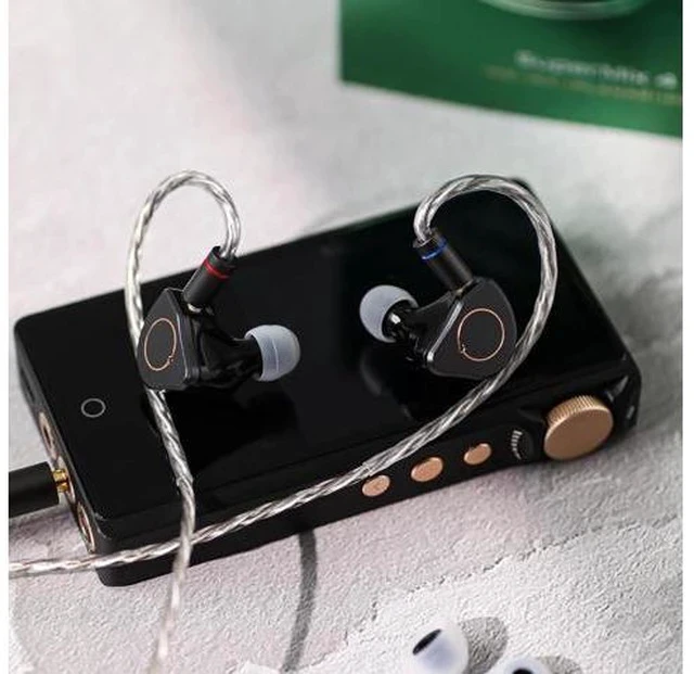 Alt view image 5 of 7 - SIMGOT SuperMix 4 1DD+1BA+1Planar+1PZT Hybrid Drivers Earphones, HiFi in Ear Monitor IEM, Wired Gaming Earbuds with OFC Silver-Plated Cable for Musician Audiophile