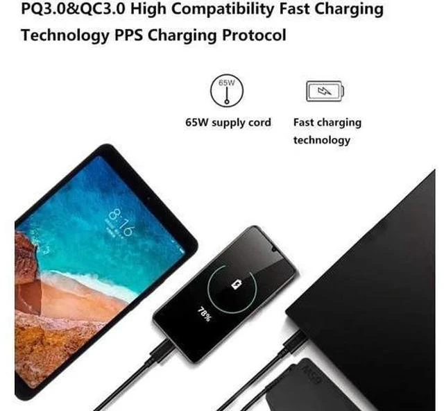 Alt view image 3 of 7 - Universal USB Type C 65W 45W Laptop Charger Compatible with Hp chromebook Sony Computer Charger Fast Charging Type C AC Adapter Power Cord Supply
