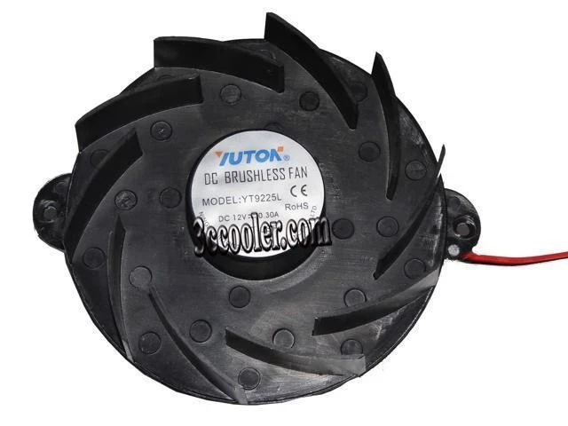 Alt view image 7 of 7 - Yuton YT9225L DC 12V 0.3A 2 Wire Microwave oven Fan, Cooker fan