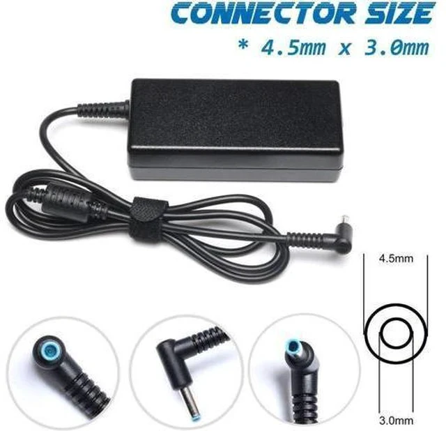 Alt view image 2 of 5 - 65W for HP Pavilion X360 Charger Envy X360 Charger 15-dy2xxx 15-dy5073dx 15-dy2073dx 15-dy5033dx 15-f272wm 15-dy2095wm Laptop Power Cord