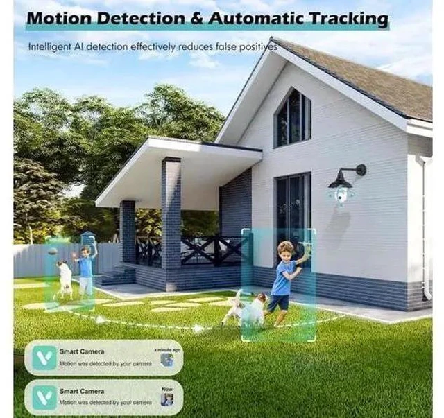 Alt view image 4 of 6 - 3Packs 2K Bulb Security Cameras Wireless Outdoor Indoor, 2.4GHz WiFi Cameras for Home Security with Spotlight, Color Night Vision, Motion Detection, 2-Way Audio, Audible Alarm