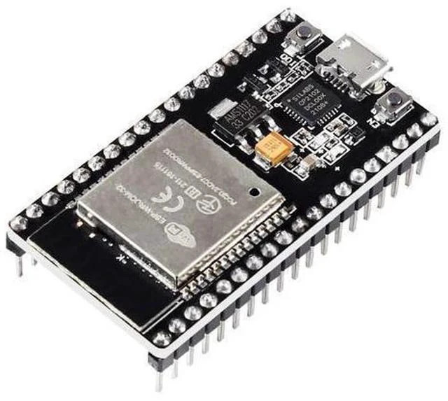 Alt view image 2 of 5 - 6Pcs ESP32 Development Board WiFi + Bluetooth Microcontroller Dual Cores ESP-32 ESP-32S Board ESP-WROOM-32 CP2102 Chip 38Pin Narrow Version 2 in 1 Dual Core Low Power Consumption ESP-32S