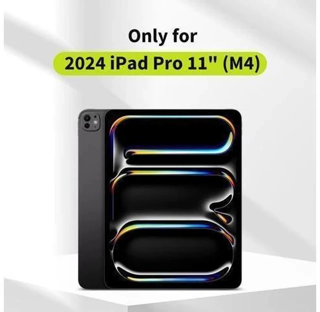 Alt view image 7 of 7 - SwitchEasy CoverBuddy Lite for 2024 iPad Pro 11" - Case Compatible with Magic Keyboard for iPad Pro (M4), with Apple Pencil Pro Pencil Holder - White