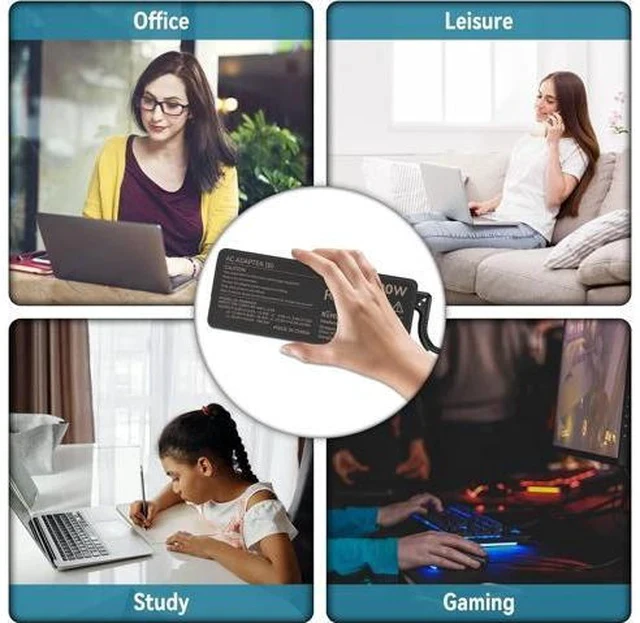 Alt view image 7 of 7 - USB C Laptop Charger 100W USB C Laptop Power Adapter Compatible with Thinkpad Carbon x1 5th 6th Gen IdeaPad 13 720 Y400 Y500 P580 P500