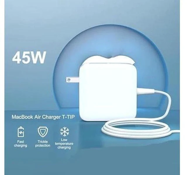 Alt view image 2 of 7 - 45W Charger Compatible for A1436 A1466 A1465 Mac Book Air - Fast T-Tip Power Adapter Compatible for Mac Book Air 11 13 inch Laptop Retina After Mid 2012