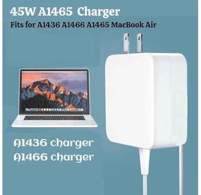 Alt view image 5 of 7 - 45W Charger Compatible for A1436 A1466 A1465 Mac Book Air - Fast T-Tip Power Adapter Compatible for Mac Book Air 11 13 inch Laptop Retina After Mid 2012