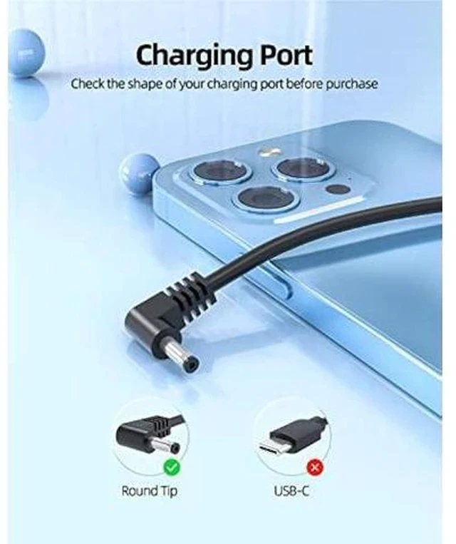 Alt view image 3 of 7 - 12V 2A AC Charger Fit for Chuwi UBook X/Pro X CWI535, GemiBook 13 14 Pro CWI529 Laptop Power Supply Adapter Cord