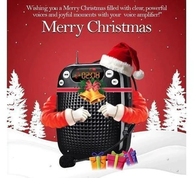Alt view image 5 of 7 - Voice Amplifier with Microphone Headset, Bluetooth Voice Amplifier for Teachers Portable Speaker with Microphone Support FM TF Card USB Flash Disk for Classroom Speech Tour Guide Training