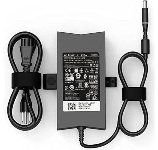 Main image of 130W AC Charger for Dell inspiron 15 7559,Dell Precision 3510 3520 3530 M90 M2400 M4400 M4500 M6300,PA-4E LA130PM121 DA130PE1-00 JU012 Laptop Adapter