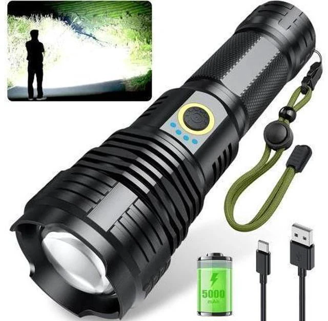 Main image of Rechargeable Flashlights 990000 High Lumens, Super Bright Flashlight with 10 Modes, LED Tactical Flashlight Waterproof, Powerful for Camping, Hiking, Hunting and Emergencies