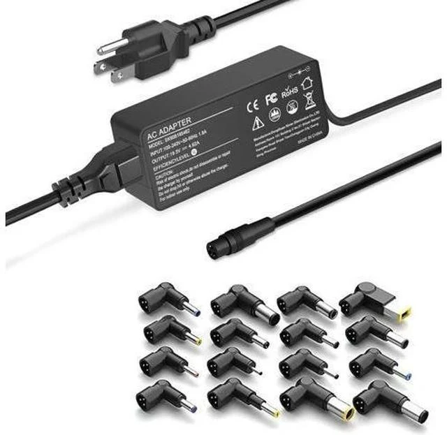 Main image of 90W Universal Ac Laptop Charger Compatible with HP Toshiba Sony Fujitsu IBM Gateway Notebook Ultrabook Power Supply Cord with 16 Tips