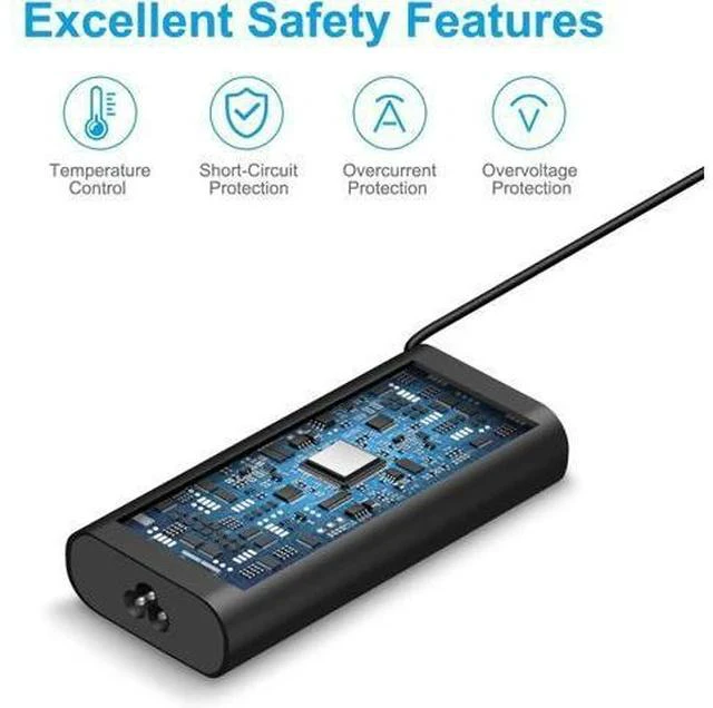 Alt view image 4 of 7 - Charger Compatible with Laptop Computer 65W 45W USB C Fast Power Adapter New Slim Chromebook Charger Type C Power Cord