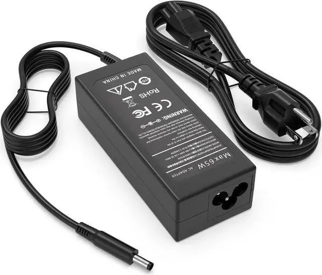 Main image of 65W 4.5mm AC Adapter Compatible with Latitude 3520 3540 3440 3420 3550 3430 3320 3340 3330 3450 3535 Business Student Laptop DA65NM191 19.5V 3.34A Power Supply Adapter Cord