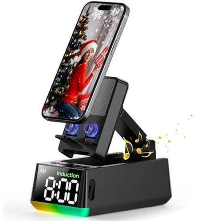 Alt view image 6 of 7 - Stocking Stuffers for Men Women Teen:White Elephant Gifts for Adults Induction Speaker Bluetooth with HD Sound,Kitchen Gadgets Anniversary Birthday Gift Ideas for Dad Mom Husband Wife(Black)