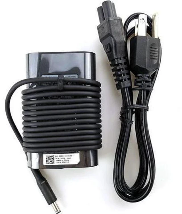Alt view image 2 of 7 - 45W OEM 4.5mm Tip AC Charger Compatible with XPS 12 9Q23 9Q33 XPS 13 L321X L322X 9333 9343 9350 9360 9370 Inspiron 11 3000 13 5000 7000 14 3000 5000 7000 15 3000 5000 7000 Series Laptop