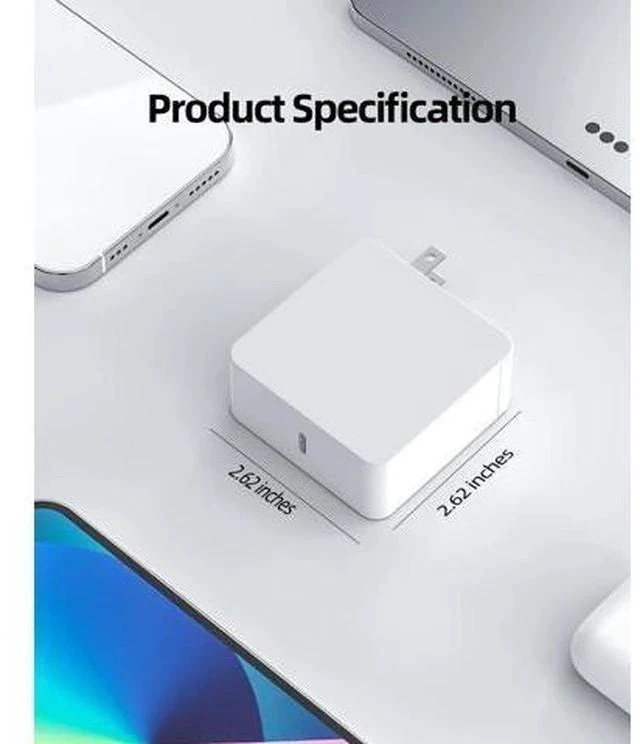 Alt view image 3 of 7 - 65W Fast Type C Charger Fit for Galaxy Book Laptop Charger for Galaxy Book Pro Pro 360 and More Replacements with USB C Connector Foldable Compact Detachable 7.5ft Cable