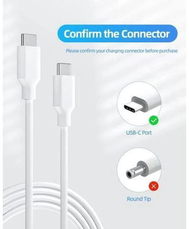 Alt view image 4 of 7 - 65W Fast Type C Charger Fit for Galaxy Book Laptop Charger for Galaxy Book Pro Pro 360 and More Replacements with USB C Connector Foldable Compact Detachable 7.5ft Cable